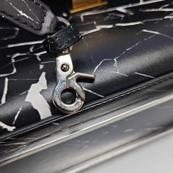 Calfskin Shoulder Bag Black