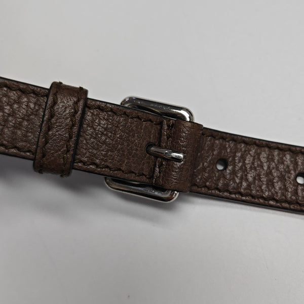 Monogram Coated Canvas Crossbody Bag Brown