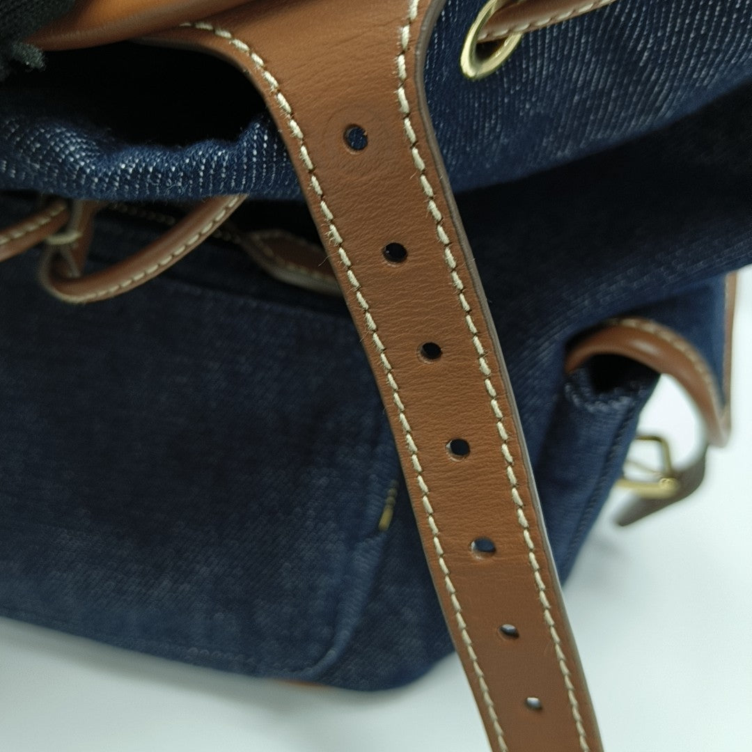 Denim Backpack Blue