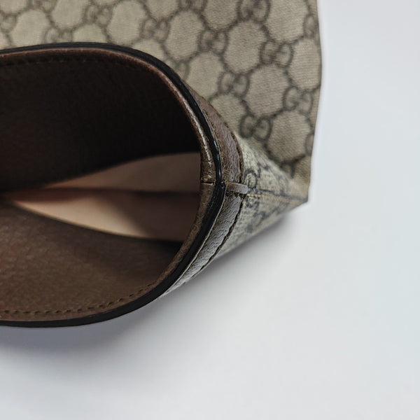Ophidia Medium Monogram Coated Canvas Beige