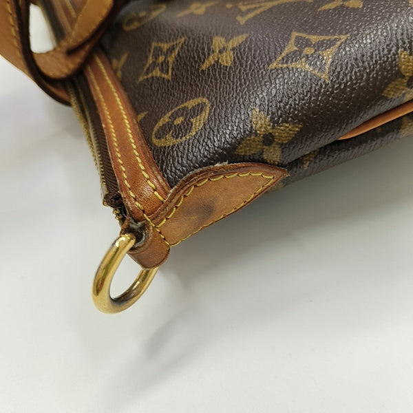 PALERMO PM Monogram Coated Canvas Brown