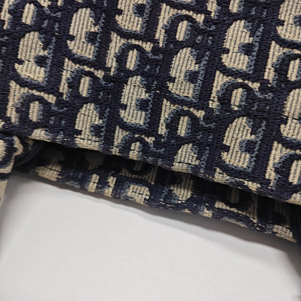 Book Tote Medium Oblique Canvas Blue