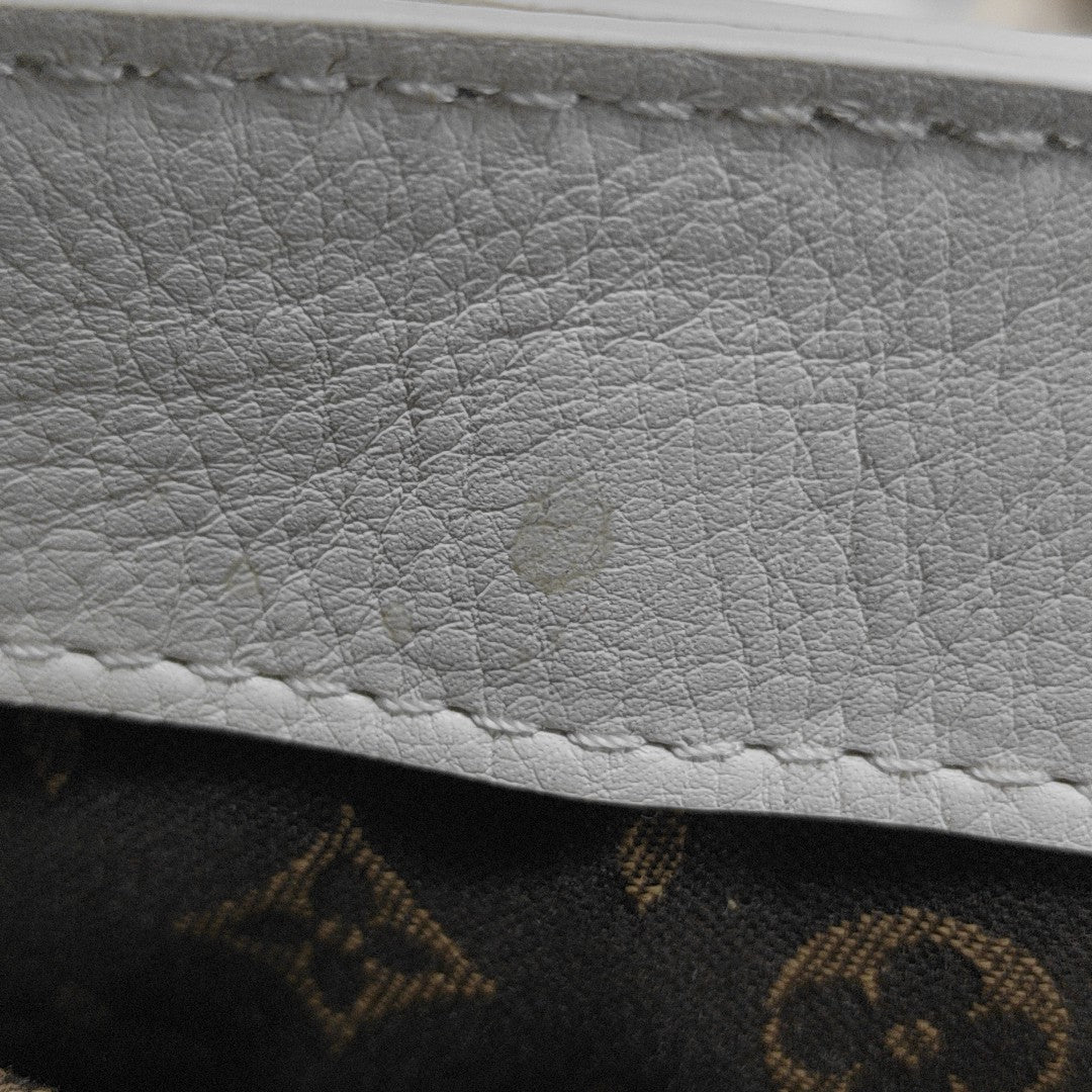 DAUPHINE MM Calfskin White
