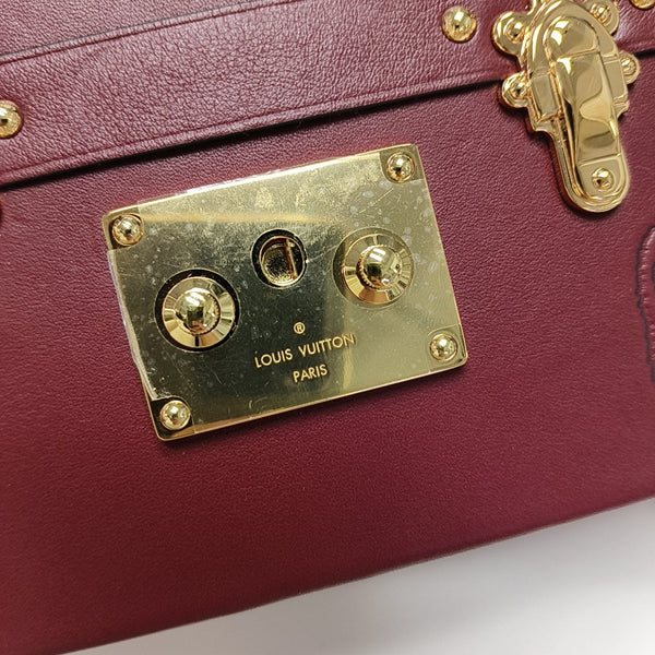 PETITE MALLE Calfskin Red