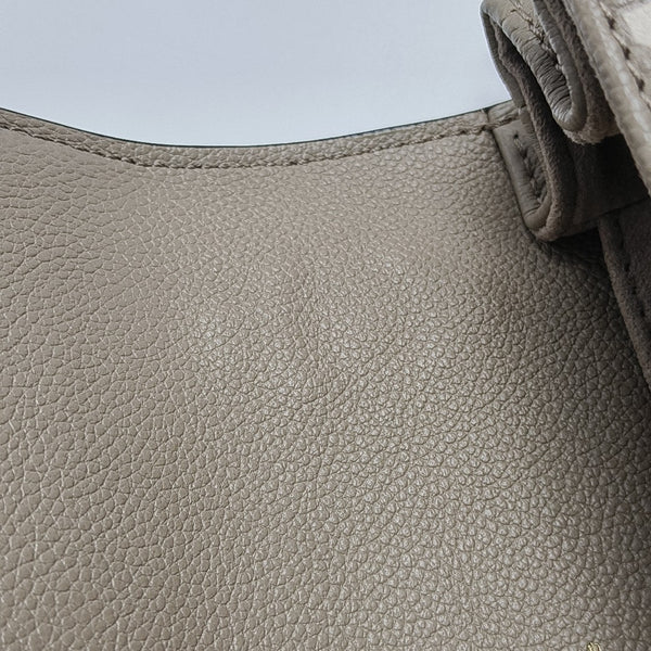 MÉTIS EAST WEST Monogram Calfskin Gray