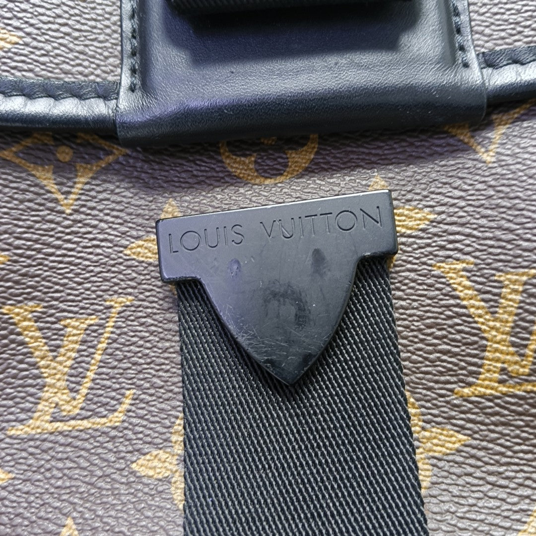 S LOCK PM Monogram Coated Canvas Brown