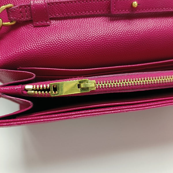 MONOGRAM Medium Chevron Calfskin Pink