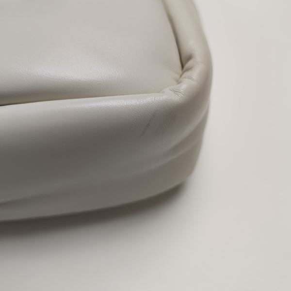 Lambskin Shoulder Bag White