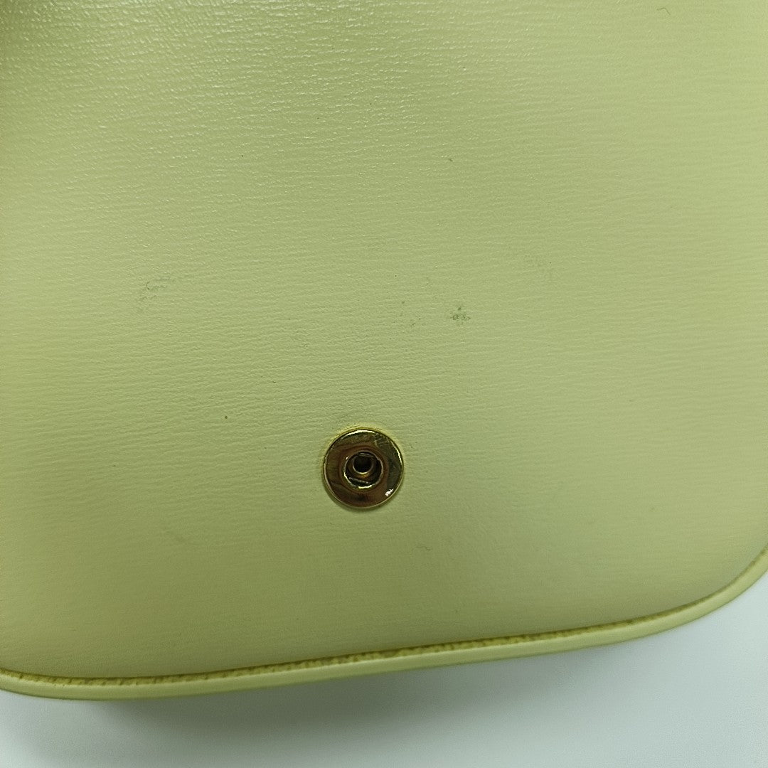 TRIOMPHE Mini Calfskin Yellow