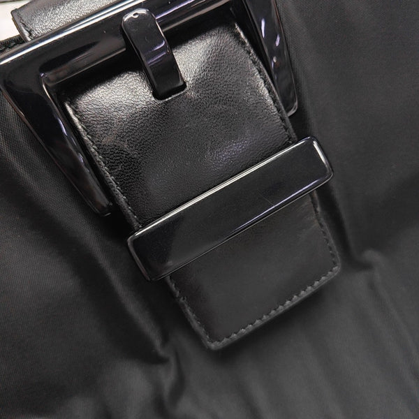 Nylon Shoulder Bag Black