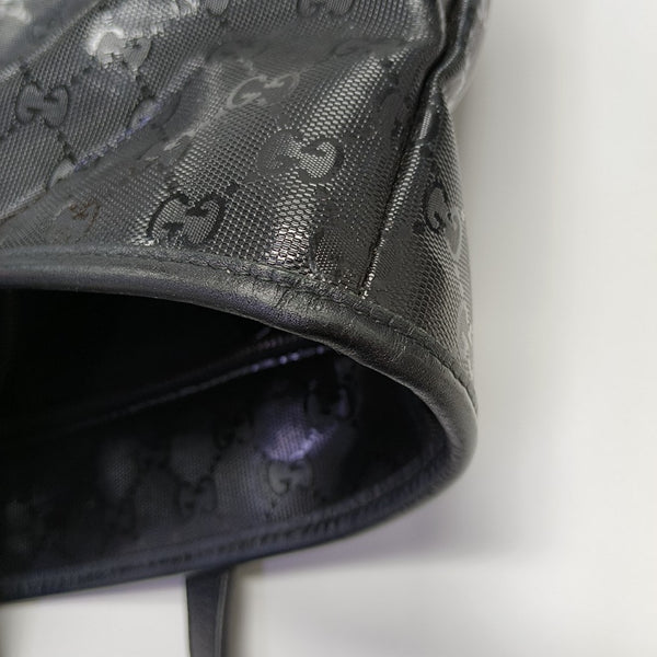 GG Imprime Monogram Coated Canvas Black