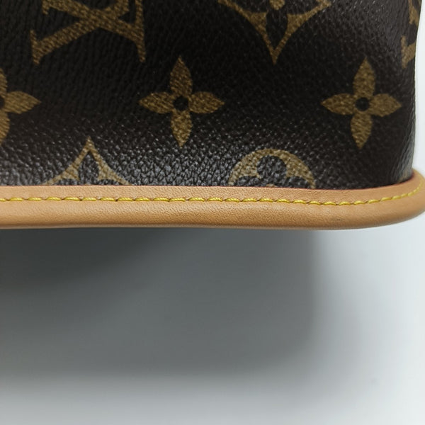 DIANE Monogram Coated Canvas Brown