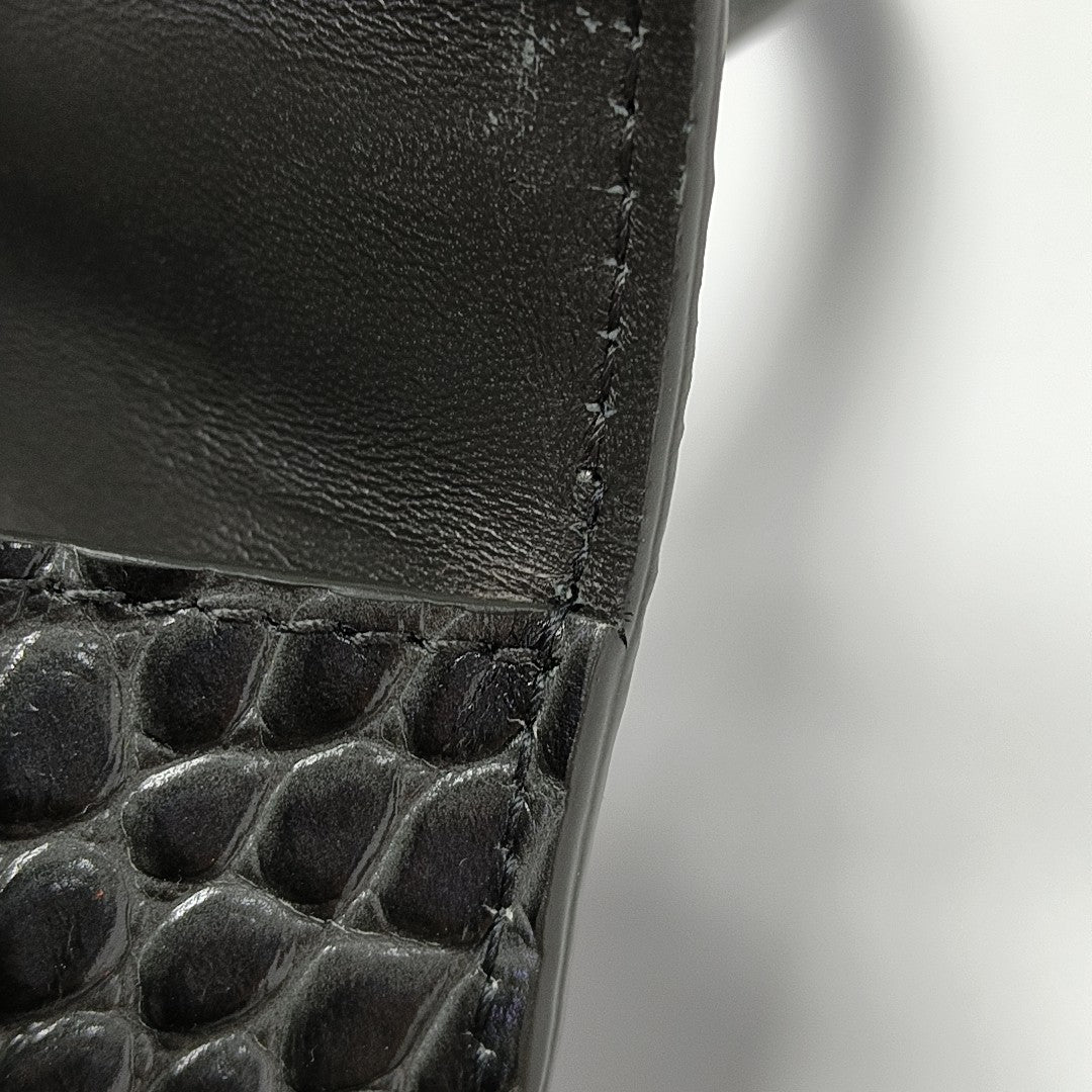 Hourglass S Calfskin Gray