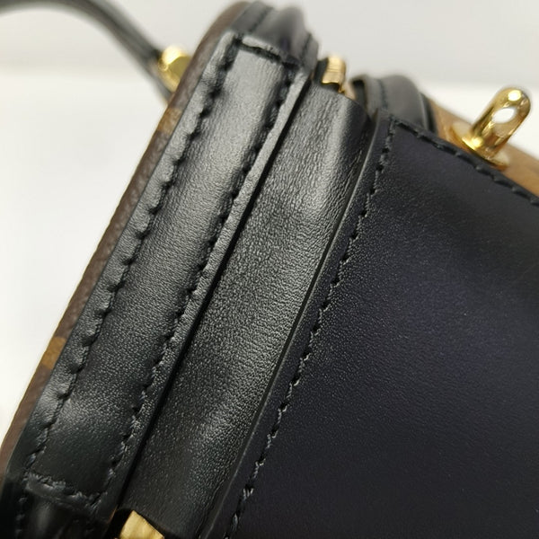 CANNES PM Monogram Coated Canvas Brown