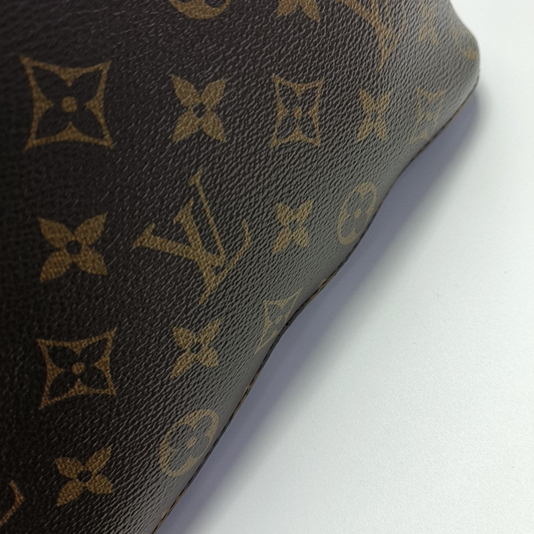NÉONOÉ MM Monogram Coated Canvas Brown