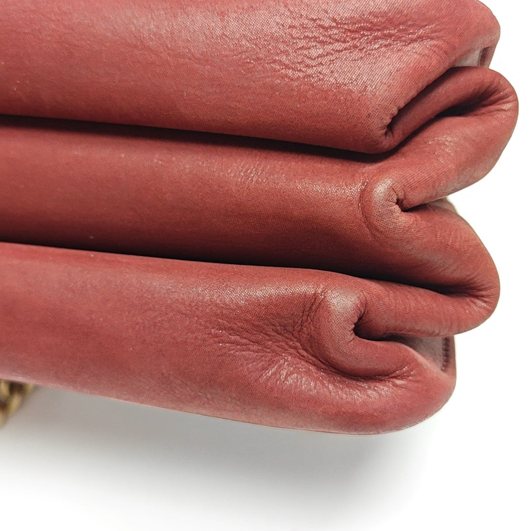 Quilted Calfskin Shoulder Bag Red