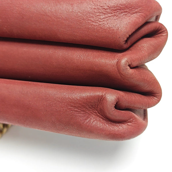 Quilted Calfskin Shoulder Bag Red