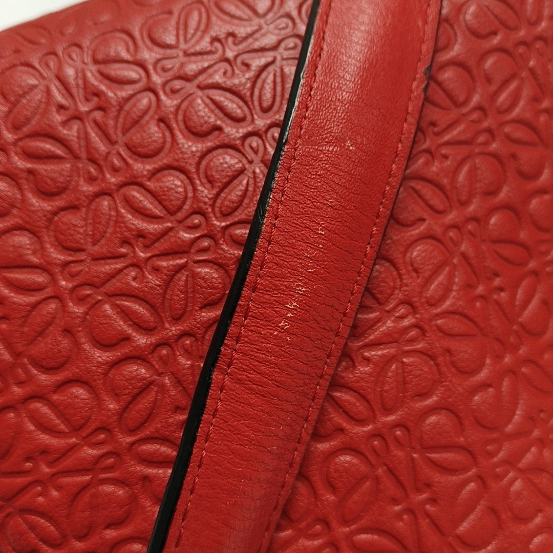 Avenue Monogram Calfskin Red