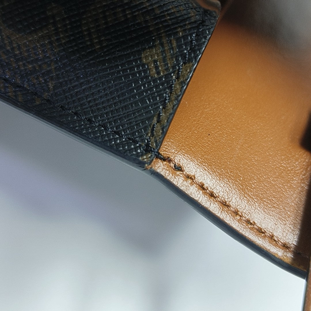 TRIOMPHE CANVAS Small Coated Canvas Brown