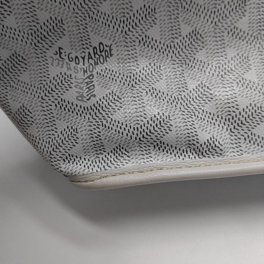 Anjou Mini Coated Canvas White