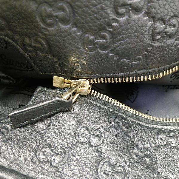 GG Imprime Monogram Calfskin Black