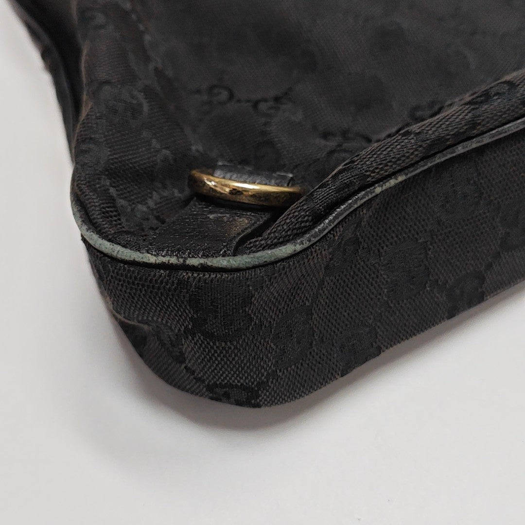 Abbey Monogram Canvas Black