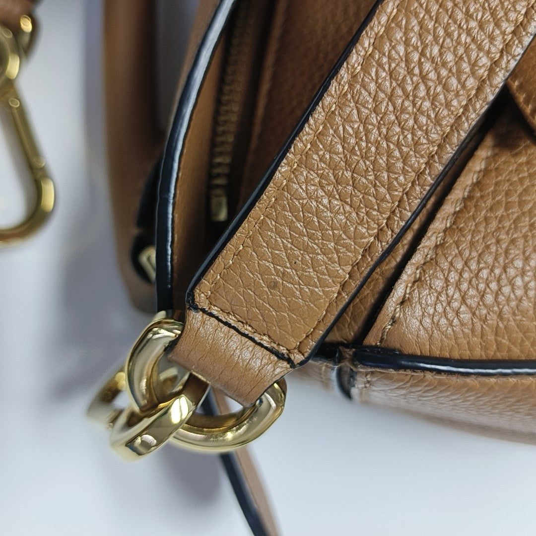 Puzzle Small Calfskin Brown