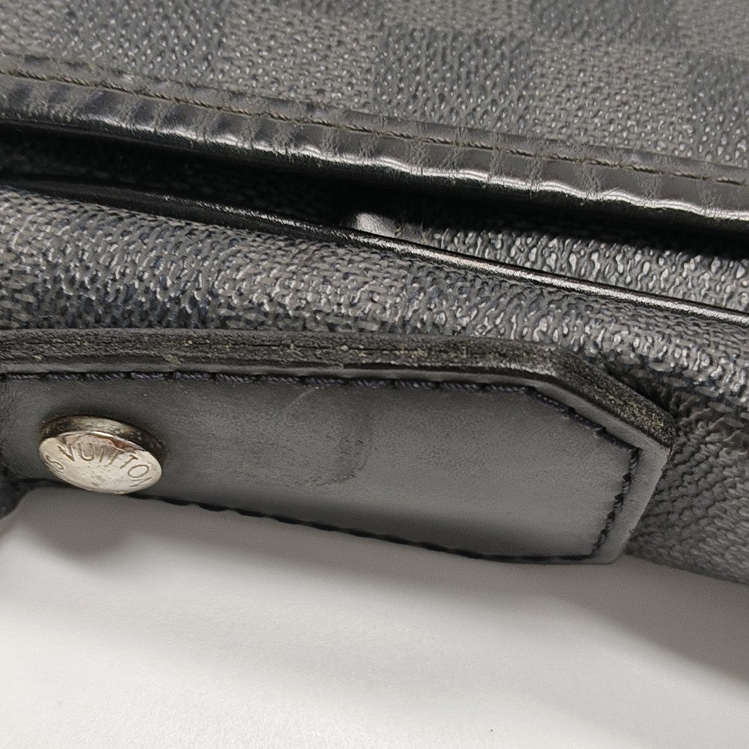 DANIEL Damier Graphite Coated Canvas Gray