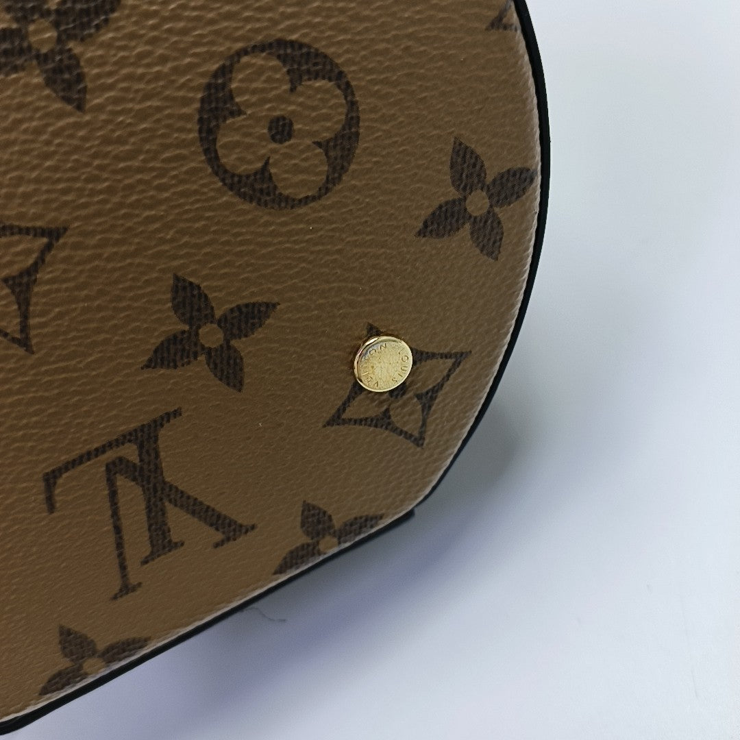 CANNES PM Monogram Coated Canvas Brown