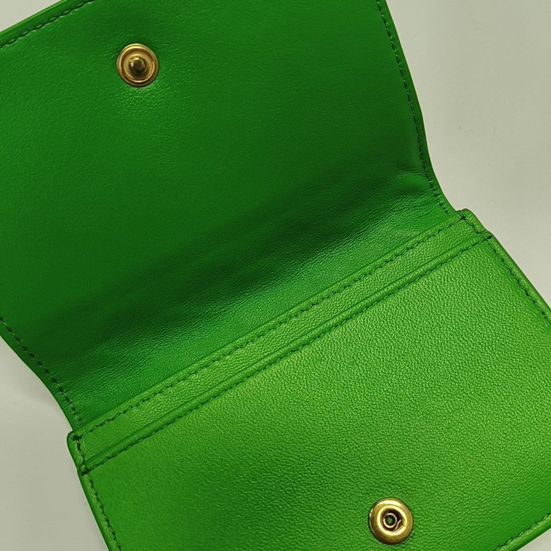 Calfskin Wallet Green