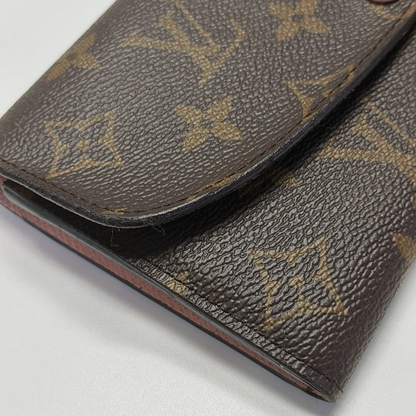 EMILIE Monogram Coated Canvas Brown Wallet