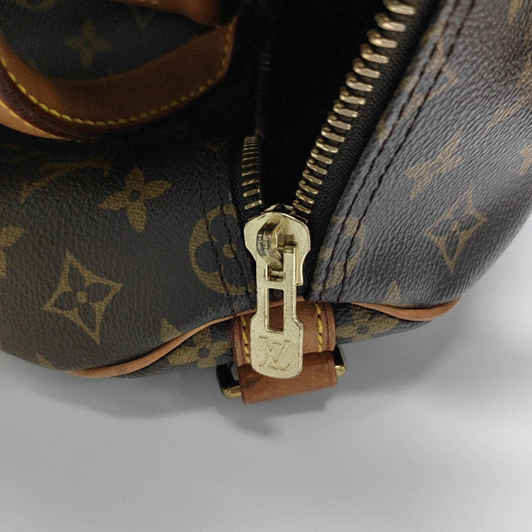 KEEPALL 60 Monogram Coated Canvas Brown