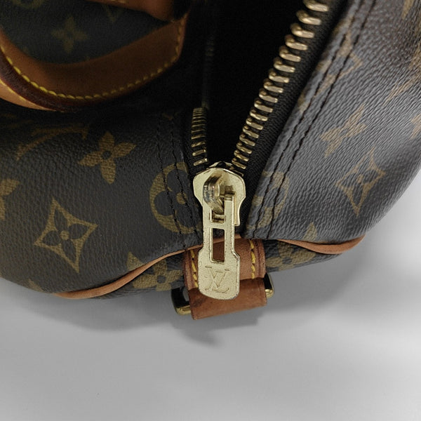 KEEPALL 60 Monogram Coated Canvas Brown