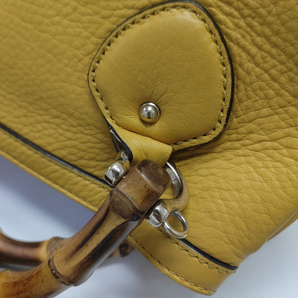 Bamboo 1947 Medium Calfskin Yellow