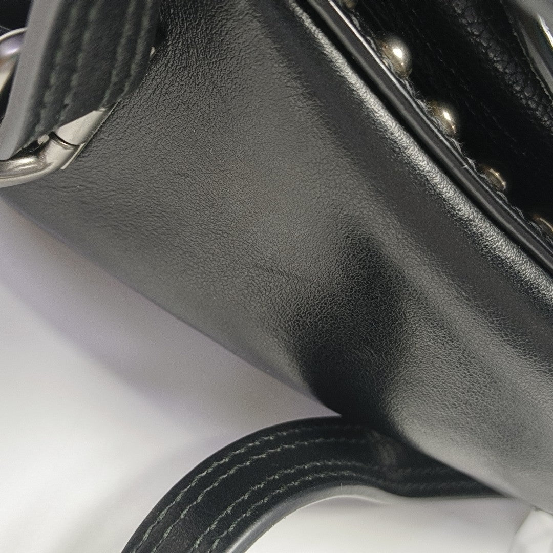 Miu Lady Calfskin Black