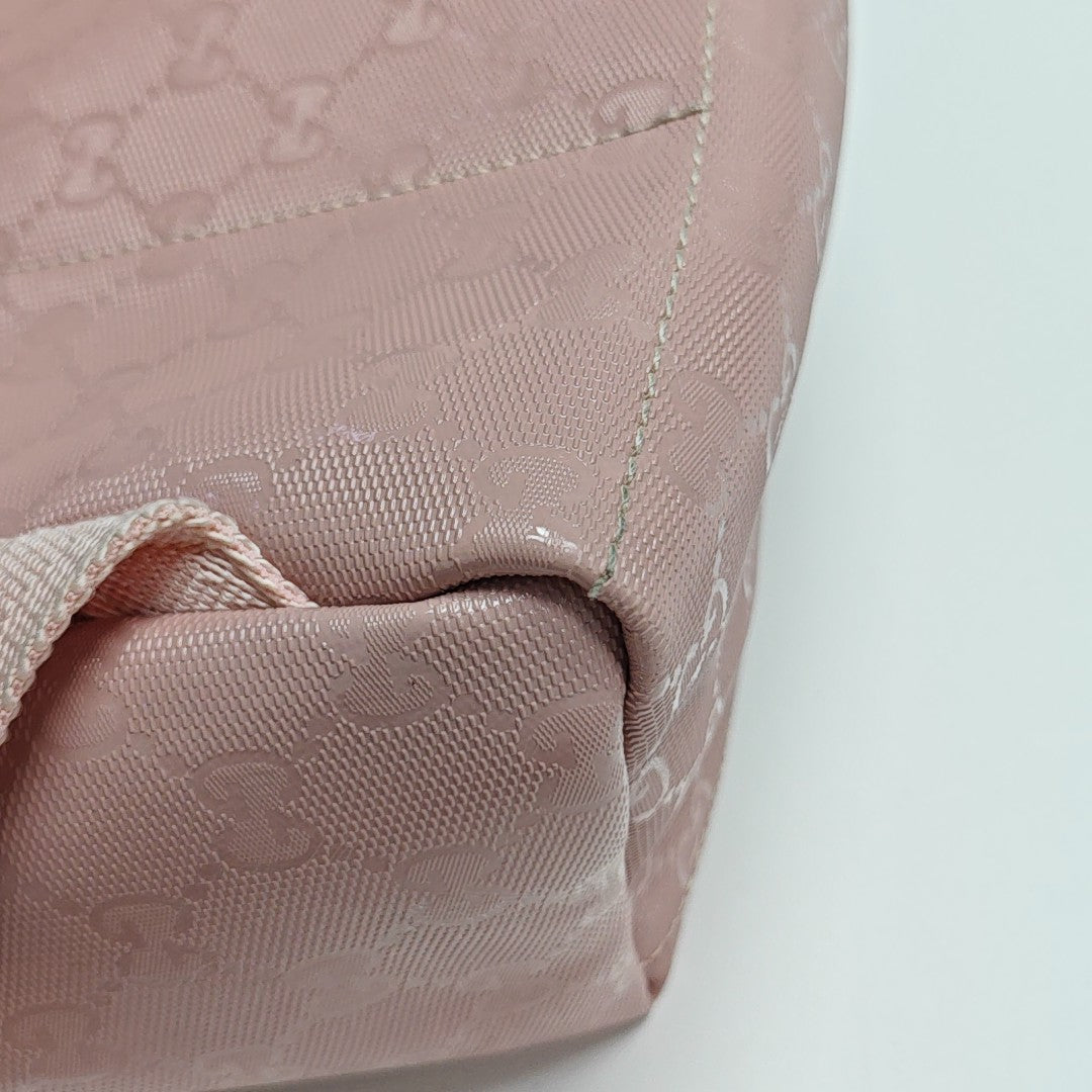 Signature Monogram Coated Canvas Pink