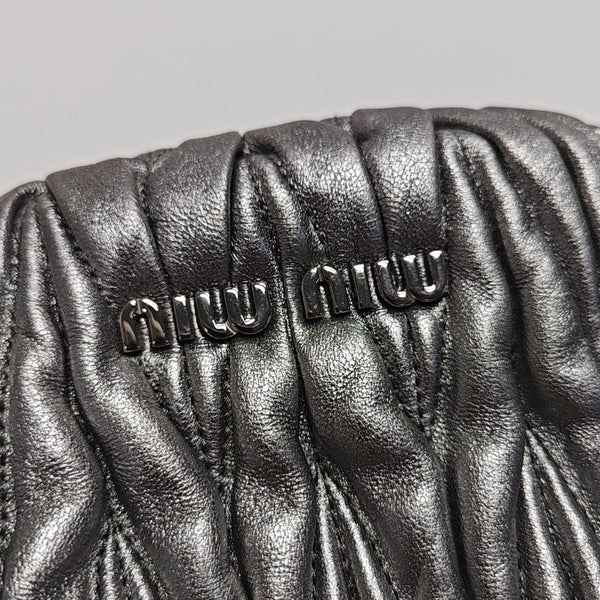 Matelassé Quilted Lambskin Silver