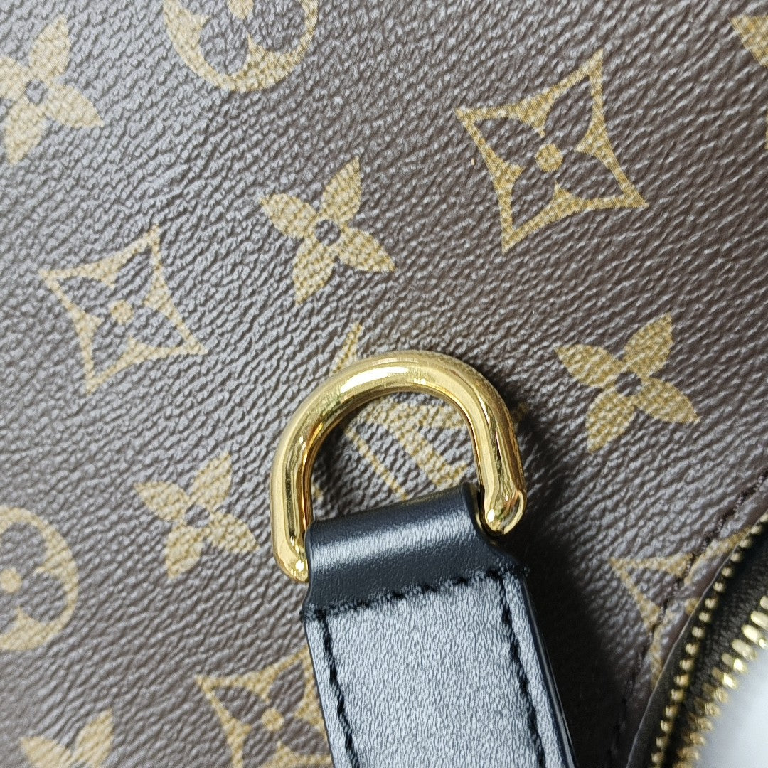 COOKIE BB Monogram Coated Canvas Brown