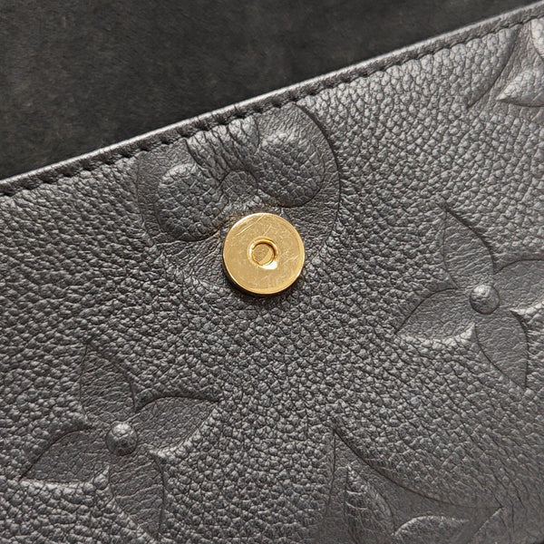IVY Monogram Calfskin Black