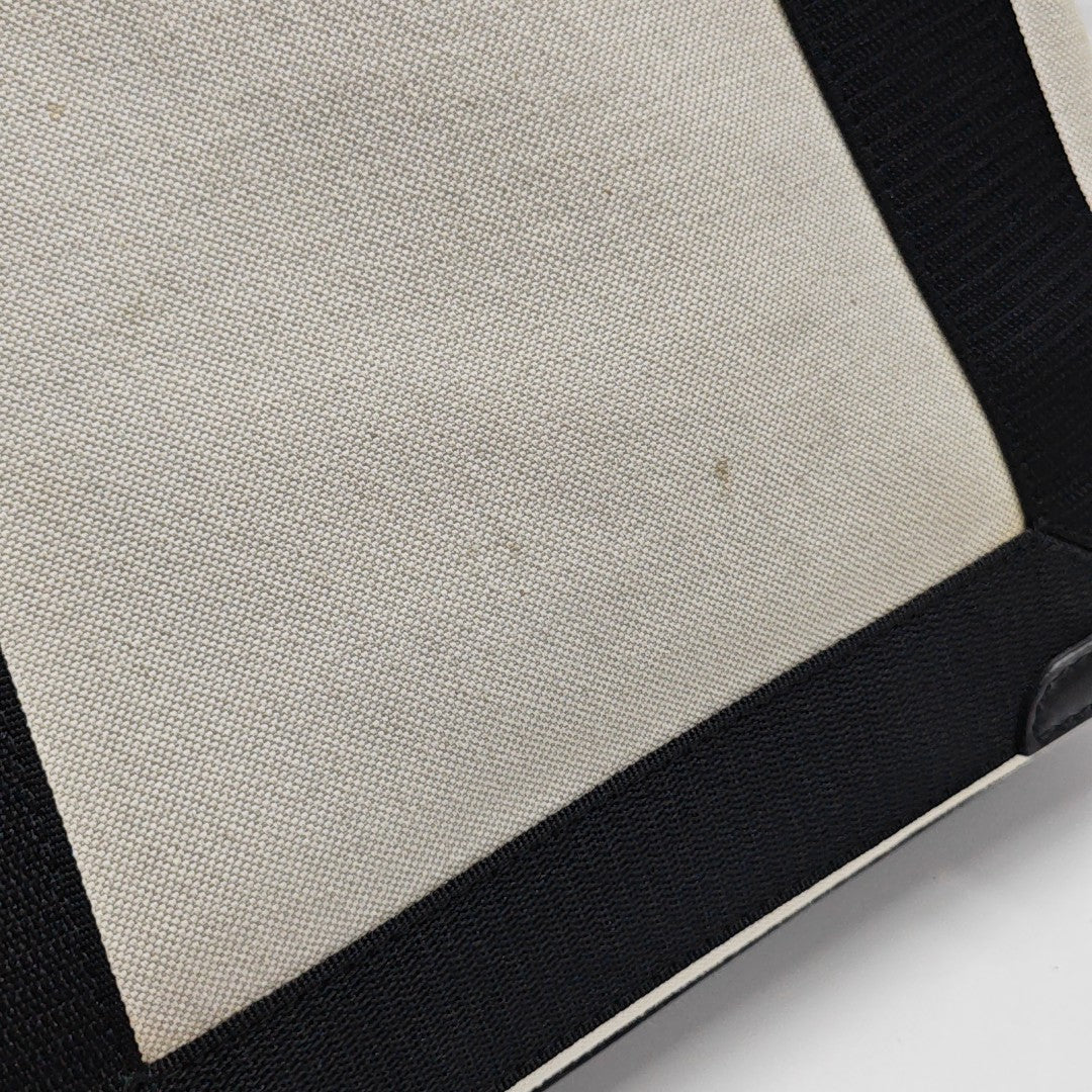 Navy Mini Canvas White