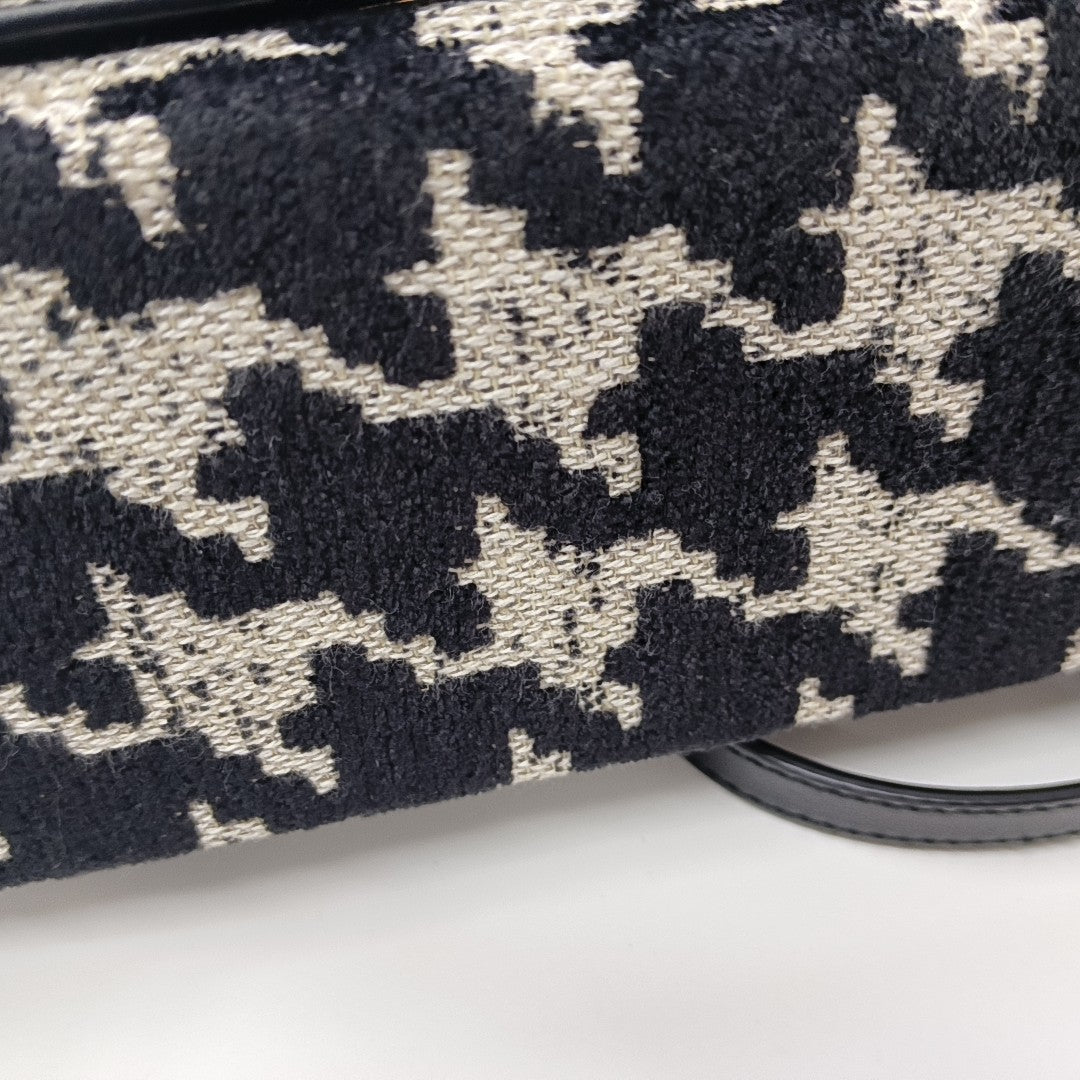 Dior Caro Medium Canvas Black