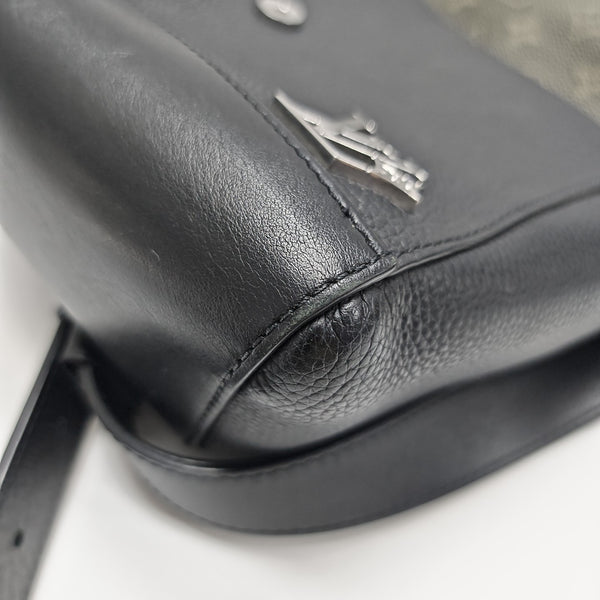 PULSE Monogram Coated Canvas Black