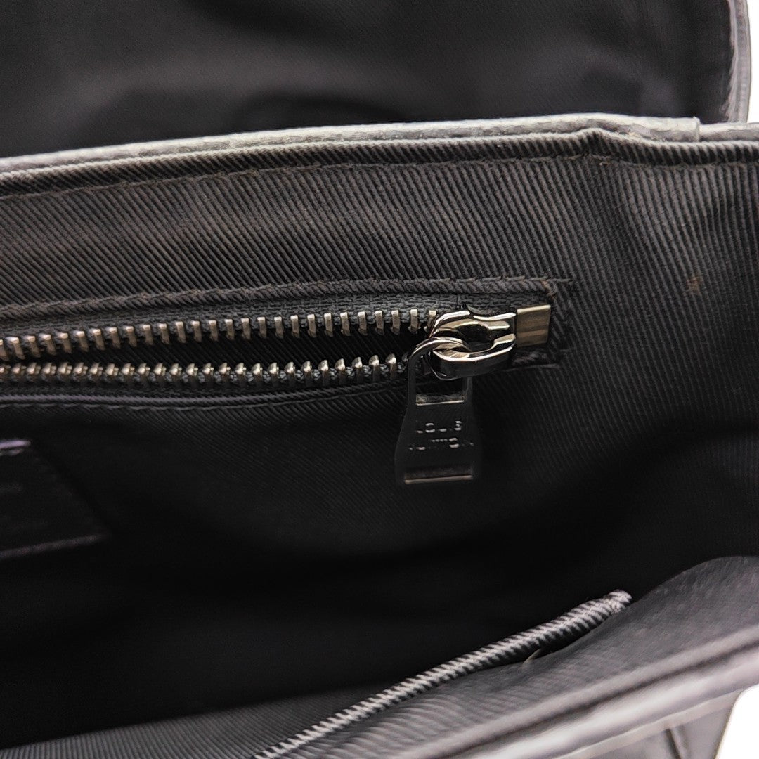 VOYAGER PM Monogram Coated Canvas Black