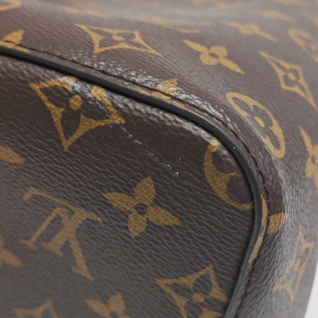 NÉONOÉ MM Monogram Coated Canvas Brown