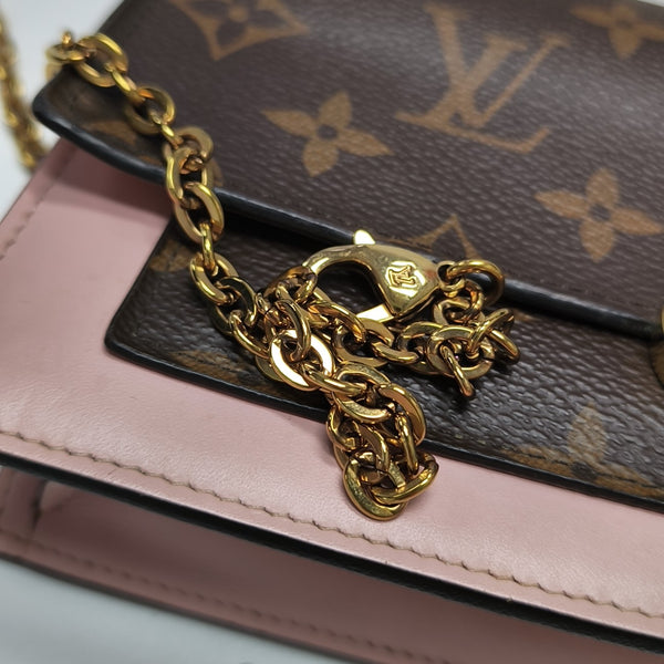 FLORE Monogram Coated Canvas Brown