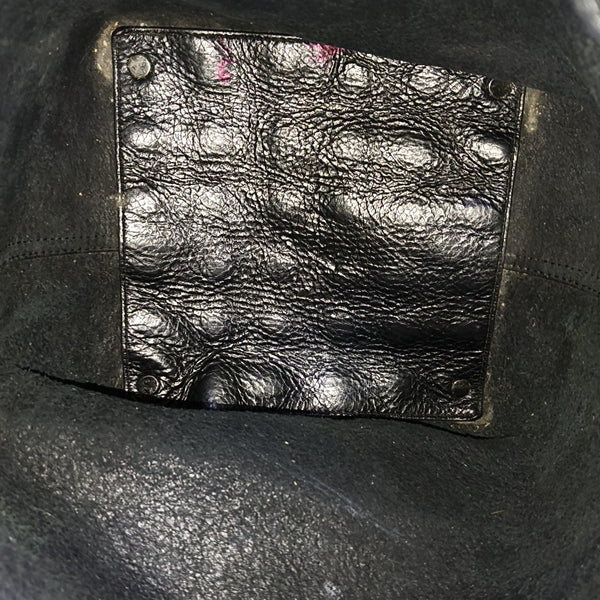 Leather Tote Bag Black
