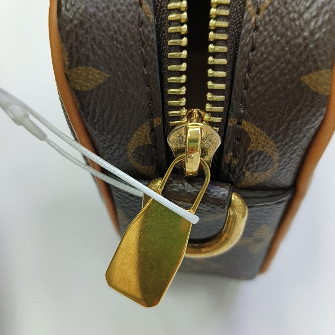 MARLY DRAGONNE Mini Monogram Coated Canvas Brown