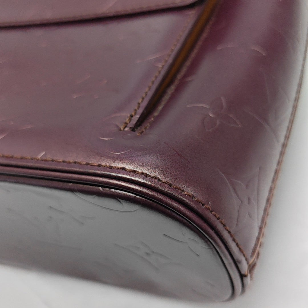 ALLSTON Monogram Patent Leather Red