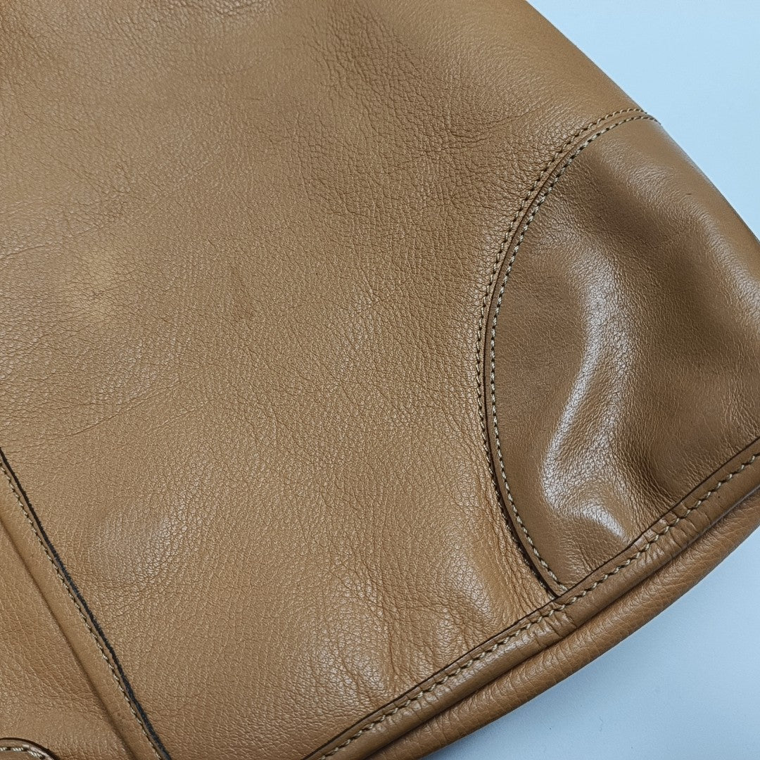 Calfskin Shoulder Bag Yellow