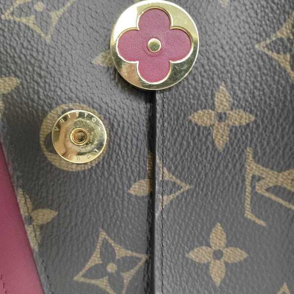 FLORE Monogram Coated Canvas Brown